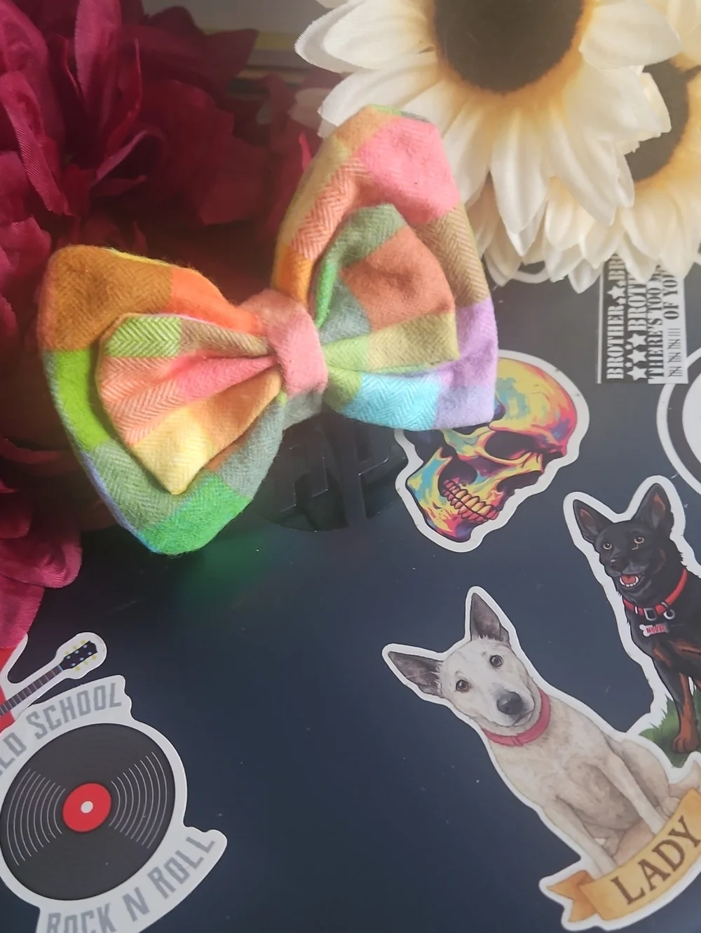 Handmade Dog/Pet Collar Bow Tie NEW